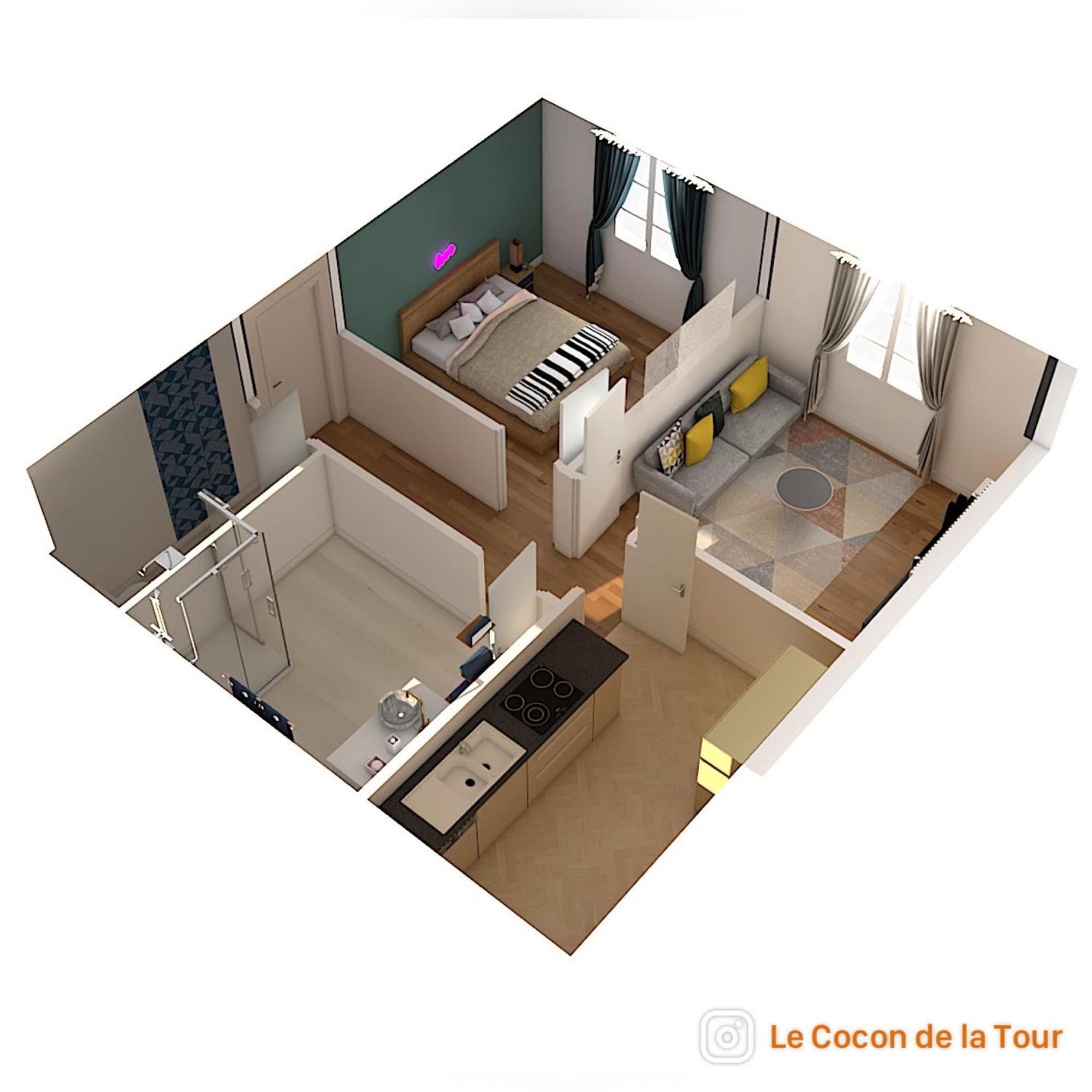 Appartement Le Cocon De La Tour -Vip-Compiegne-Hyper Centre Extérieur photo